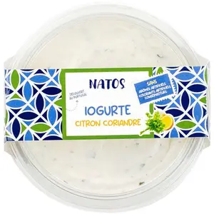 Natos Yaourt Citron Coriandre 180g