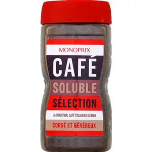 Monoprix Café Soluble Sélection 200g