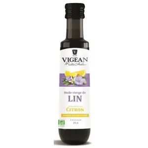 [Par Naturalia] Vigean Huile De Lin Citron Bio 25cl