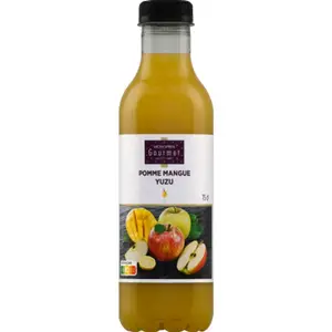 Monoprix Jus de Pomme & Mangue et Yuzu 75cl