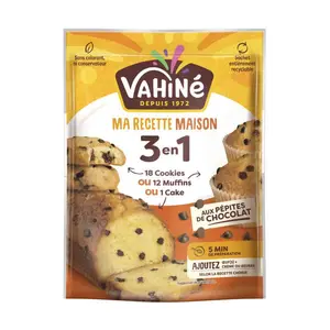 Vahiné 18 Cookies ou 12 Muffins ou 1 Cake Aux pépites de chocolat 300g