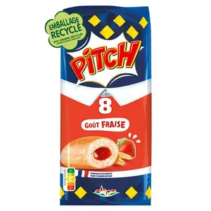 Pitch Brioche Fraise x8 300g