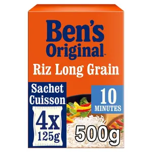 Ben's Original Riz Long grain Sachet Cuisson 4x125g