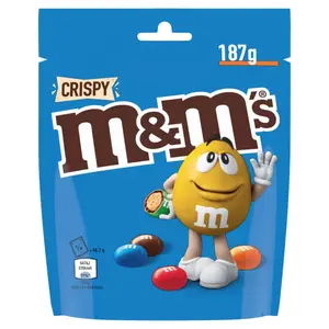 M&M's Bonbons Chocolat Au Lait & Riz Soufflé 187g