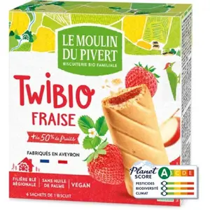 [Par Naturalia] Moulin Du Pivert Twibio Fraise Bio 150g