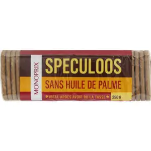 Monoprix Speculoos Sans Huile de Palme 250g
