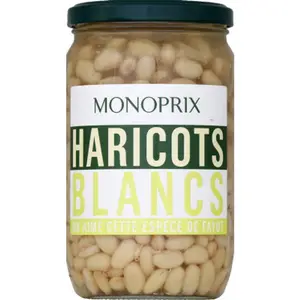 Monoprix Haricots Blancs 395g