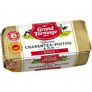 Grand Fermage Beurre Charentes Poitou aop doux 250g