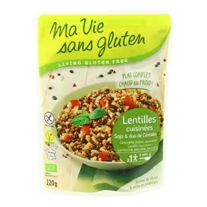 [Par Naturalia] Ma Vie Sans gluten Repas Lentilles Soja & Duo riz Sarrasin Bio 220g