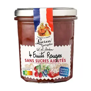 Lucien Georgelin Préparation de 4 Fruits Rouges Sans Sucres Ajoutés 320g
