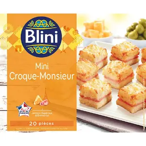 Mini Croques Jambon Emmental X20 240g - Blini