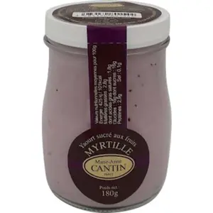 Marie-Anne Cantin Yaourt Brassé Myrtille 180g
