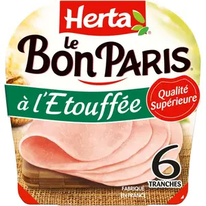 Herta Le Bon Paris Jambon à l'étouffée x6 255g