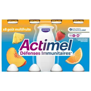 Actimel Yaourt À Boire Multifruits 8x100g