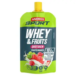 Andros Sport gourde Whey & Fruits 120g
