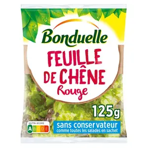 Bonduelle Feuille de chêne rouge 125g