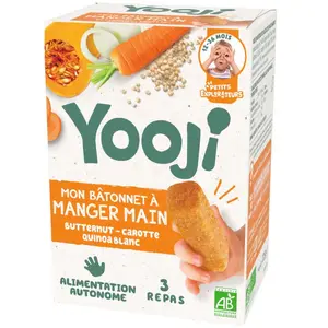 Yooji Bâtonnets à Manger Main Butternut Quinoa Bio 225g