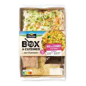 Florette Box à cuisiner Wok de légumes frais et riz sauté 580g