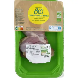 Monoprix Bio Origines Escalopes de Cuisse de Poulet Fermier 150g