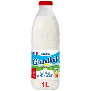 Candia Grandlait - Lait frais entier de montagne - La bouteille de 1L