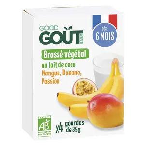 Good Goût Brassé Coco Mangue Banane Passion 4x85g
