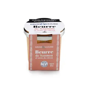 Groix & Nature Beurre de Saumon & Zeste de Citron 90g