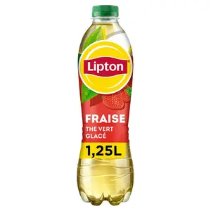 Lipton Ice Tea Thé Vert Glacé Saveur Fraise 1,25L