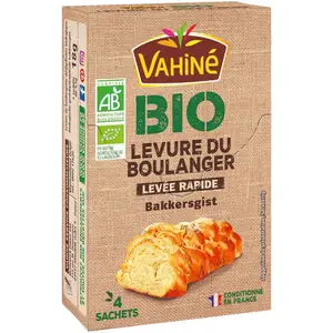 Vahiné Levure Du Boulanger Levée Rapide Bio Sachet 4X4.5G
