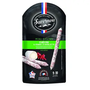 Savernou Mini Sticks Chèvre & Piment d'Espelette x10, 100g