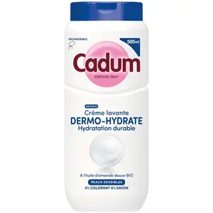 Cadum Douche Crème lavante dermo hydrate à l'huile d'Amande douce 500ml