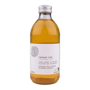 Tensai Tea Thé Vert Citron Fleur de Sureau Bio 33cl