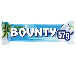 Bounty Barre Chocolat au Lait Fourré de Noix de Coco x1 57g