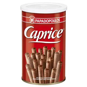 Papadopoulos Gaufrette fourrée à la crème de noisette et cacao 115g