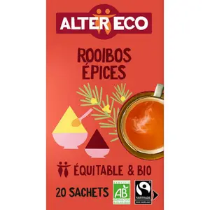 Alter Eco Infusion Rooibos aux Epices Bio 40g