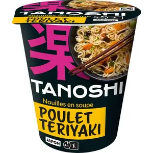 Tanoshi Japon Nouilles japonaises saveur poulet teriyaki 65g
