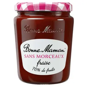 Bonne Maman Confiture Sans Morceaux Fraise 310g