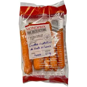 Monoprix Tous Cultiv'Acteurs Bee Friendly Carotte Gustative 1,5kg