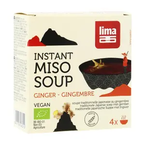 [Par Naturalia] Lima Soupe Miso Instantanée Gingembre Bio 4x15g