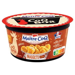 Maitre Coq Nuggets de filet de poulet Crispy en BOX 380g