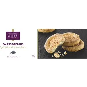Monoprix Gourmet Palets bretons spécialité de Pont-Aven 100g