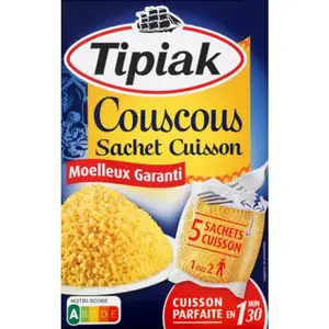 Tipiak Couscous Sachets Cuisson x5 500g