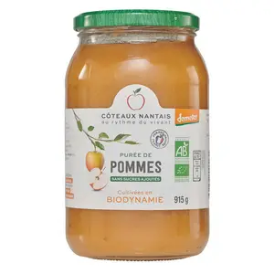 [Par Naturalia] Coteaux Nantais Purée Pommes Demeter Sans Sucres Format Family Bio 915g