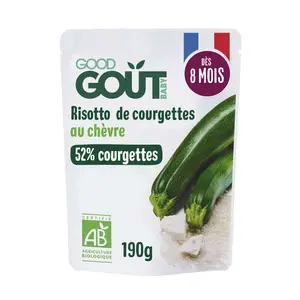 [Par Naturalia] Good Goût Risotto de Courgettes au Chèvre Bio Dès 8 Mois 190g