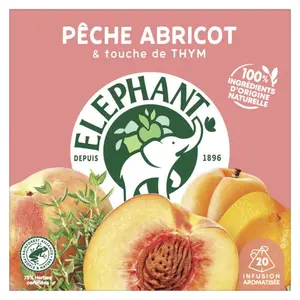 Elephant Infusion Pêche Abricot Thym & Touche de Thym x20