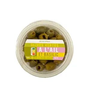 Monoprix Olives vertes à l'ail 150g