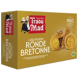 Traou Mad Assortiment de Biscuits La Ronde Bretonne 245g