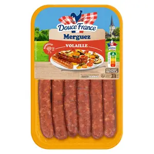 Douce France Merguez Volaille x6 - 300g