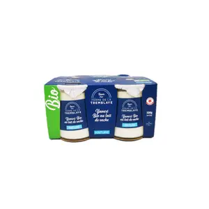 Ferme de la Tremblaye Yaourt Bio au Lait de Vache 4x125g