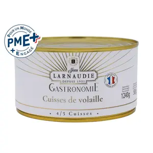 Jean Larnaudie gastronomie cuisses de volaille boîte 4/5 1240g