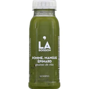 Monoprix La Boisson Pomme & mangue Épinard et graines de chia 25cl